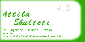 attila skulteti business card